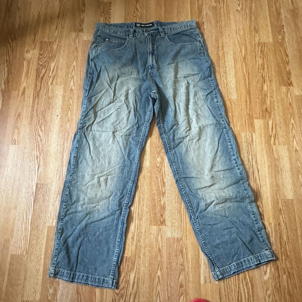 Reverb Vintage  Y2K Jeans Wide Leg Size 36x32
